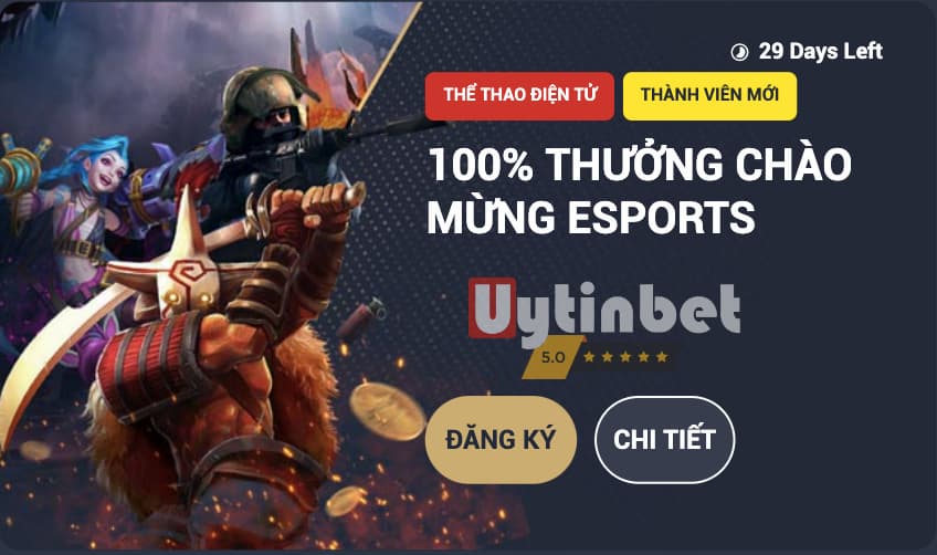 Thưởng gửi tiền M88 tại Esport nhận ngay 100% - siêu hấp dẫn