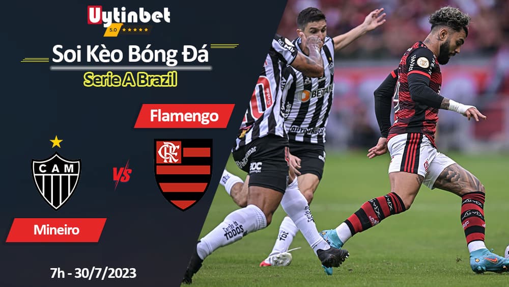 Soi kèo Mineiro vs Flamengo 7h ngày 30/7/2023, Serie A Brazil