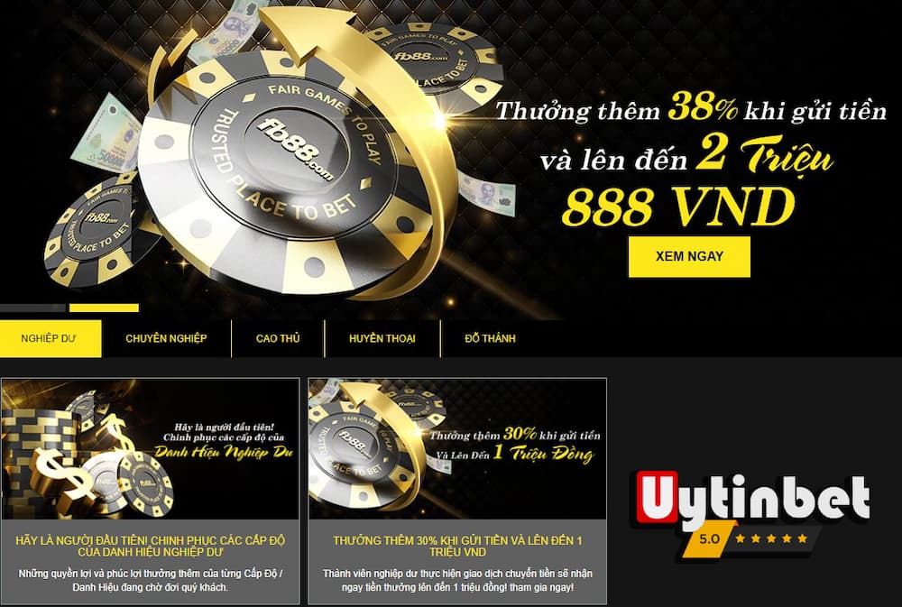 Trở thành VIP FB88 với nhiều quyền lợi khủng