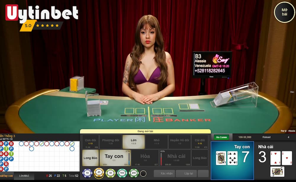 Sexy Baccarat Casino - Quy tụ gái xinh chia bài