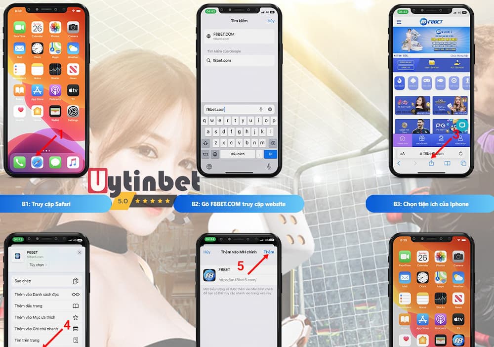 Hướng dấn tải app F8bet trên ios