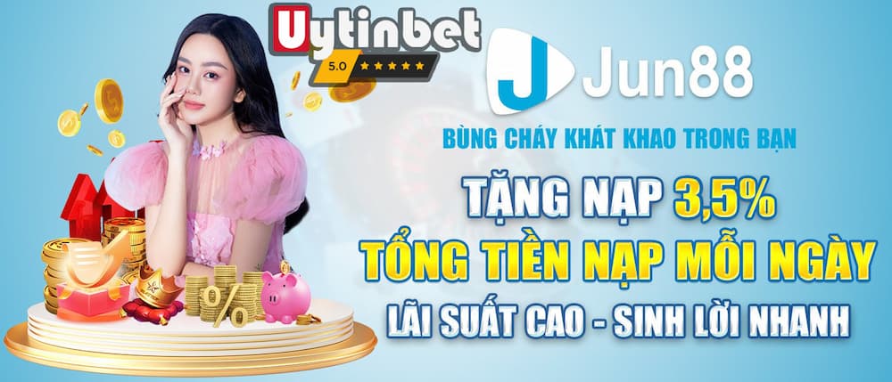 Vòng quay may mắn tại khuyến mãi Jun88