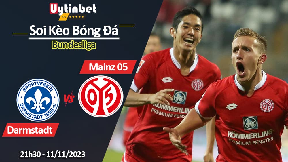 Soi kèo Darmstadt vs Mainz, 21h30 ngày 11/11/2023