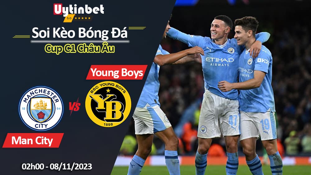 Soi kèo Manchester City vs Young Boys, 03h00 ngày 8/11/2023