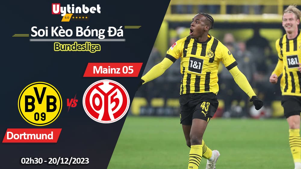 Borussia Dortmund vs Mainz, 02h30 ngày 20/12/2023