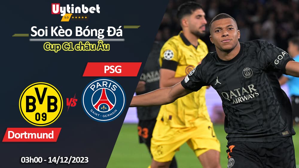 Borussia Dortmund vs PSG, 03h00 ngày 14/12/2023