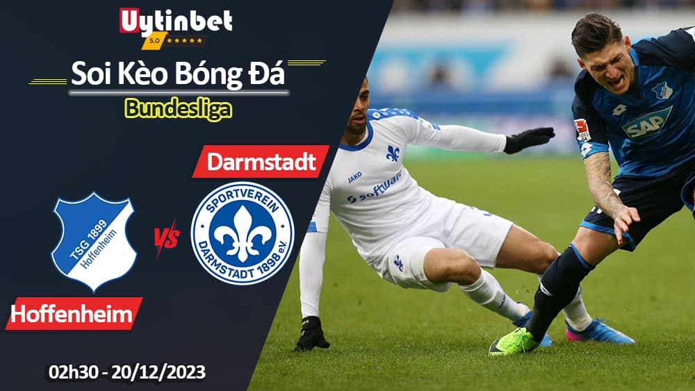 Hoffenheim vs Darmstadt, 02h30 ngày 20/12/2023