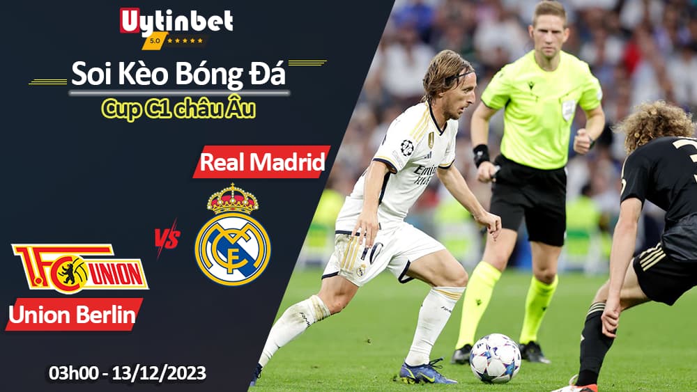 Union Berlin vs Real Madrid, 03h00 ngày 13/12/2023